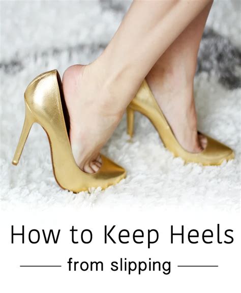 prevent high heels from slipping